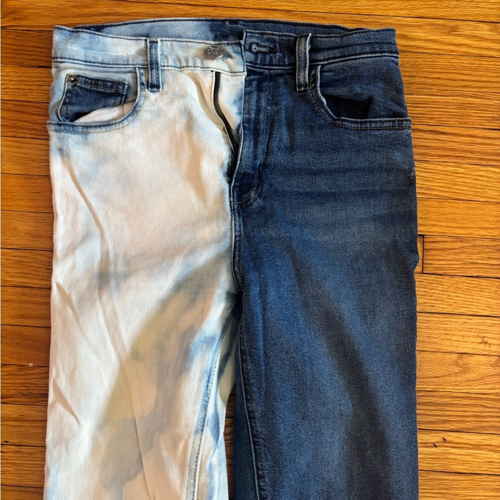 BDG Two-Tone Blue and White Jeans